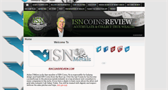 Desktop Screenshot of isncoinsreview.com